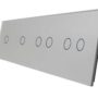 701122-64 Srebrny panel szklany 1+1+2+2