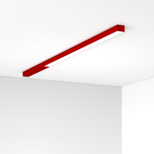 Lampa LED liniowa sufitowa natynkowa zoomLED® CRI>90 czerwona