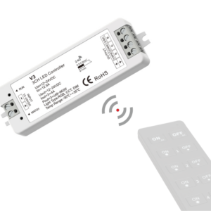 Sterownik do taśmy LED MONO CCT RGB 3 kanałowy 12A - V3 BLACK series