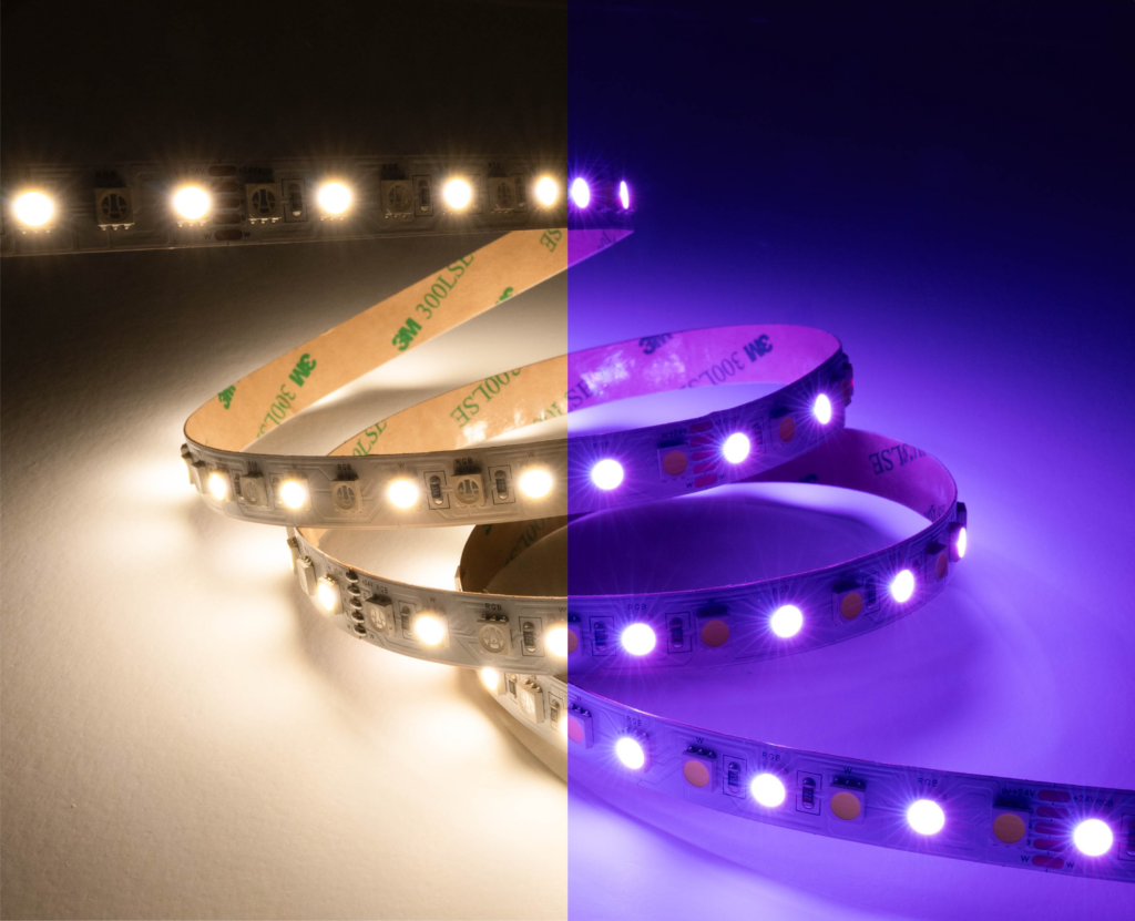 Taśma LED RGBW +4000K 60 SMD 19W CRI>90 IP20 24V zoomLED®