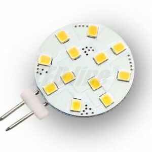 Żarówka LED 12 SMD G4 10~18V AC/DC 2,2W biała zimna CCD