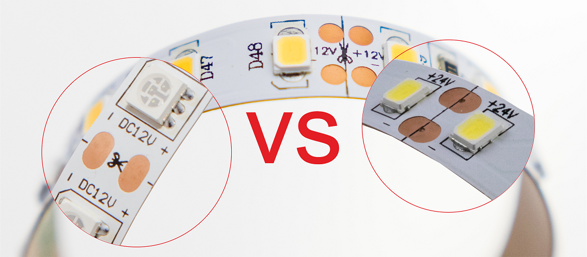 Taśma LED na 24V - lepszy wybór od taśmy na 12V