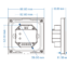 panel_scienny_pilot_tasma_led_cct_t12-1_4_strefowy_wymiary