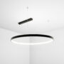 Lampa wisząca Ring w czarnym kolorze