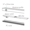czujnik_otwarcia_drzwi_do_tasmy_led_ montowany_w_profil_aluminiowy_E1D_12_24V_4A_instalacja