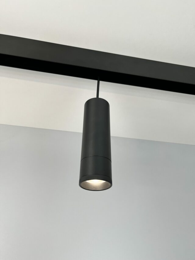Lampa TUBA wisząca do szyny magnetycznej OPTONICA® XL czarna 7W LED 15-60°