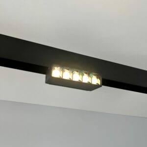 Lampa z ruchomą głowicą do szyny magnetycznej OPTONICA® XL czarna 10W LED 24°