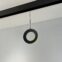 Lampa wisząca RING do systemu szynowego w kolorze czarnym