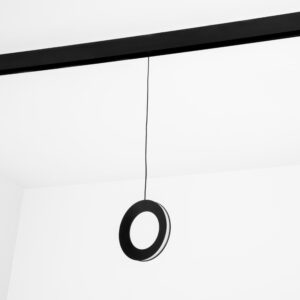 Lampa wisząca RING do szyny magnetycznej OPTONICA® XS/XL czarna 6W LED 24°