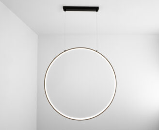 Lampa wisząca Inter Ring zawieszony bokiem widziane od przodu