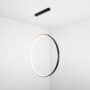 lampa_wiszaca_na_linkach_interring_2 Lamp wisząca Inter Ring w czarnym kolorze zawieszona bokiem