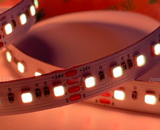 Taśma led RGB z bliska
