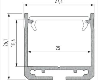 Profil aluminiowy wymiary