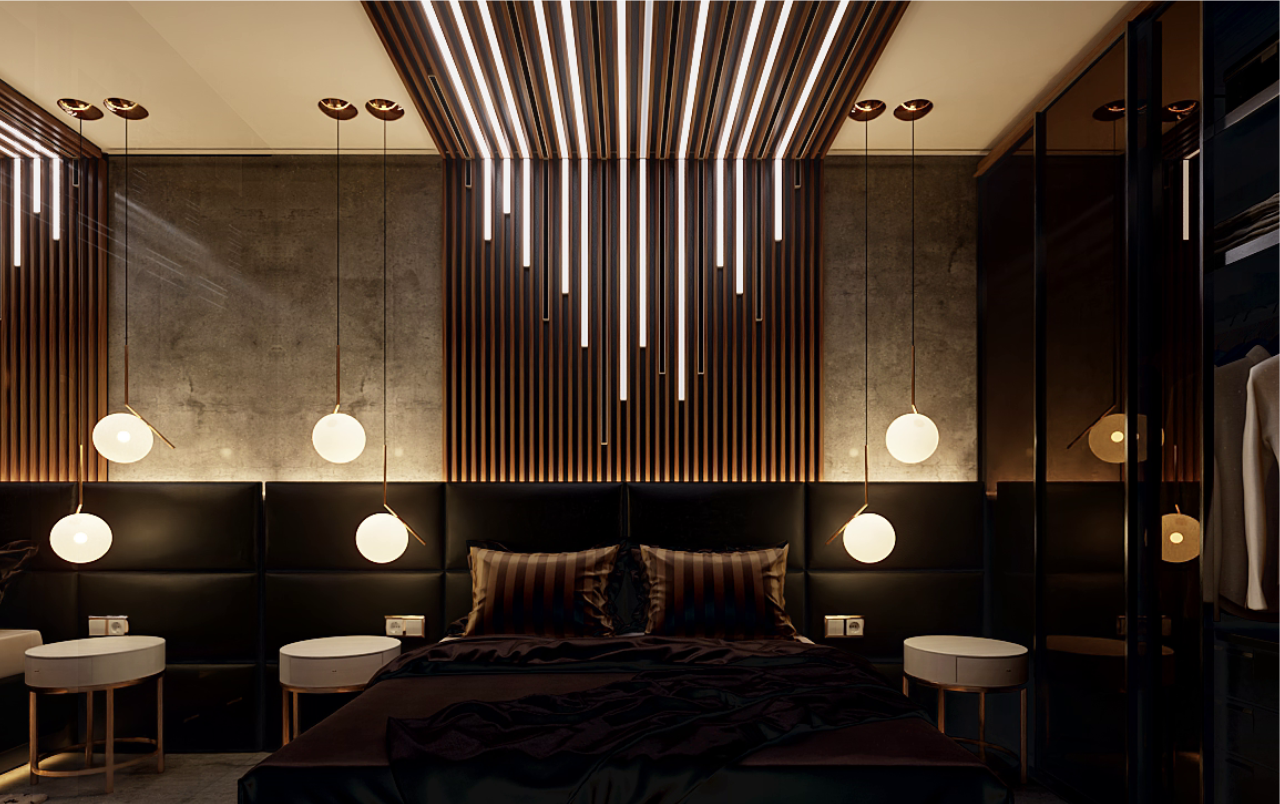 Aranżacja wnętrz z wykorzystaniem lameli