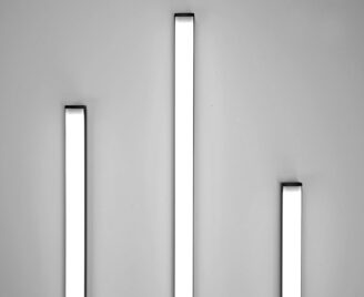 Zestaw wąskich trzech lamp ledowych