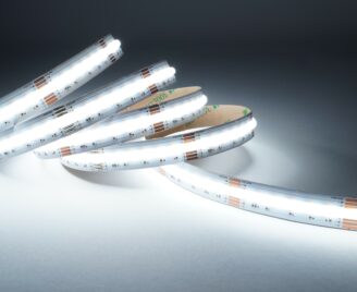 Taśma zoomLED® 16W COB FOB LED zwinięta w kłębek podświetlona na biało