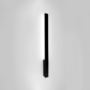 Lampa ścienna o minimalistycznych rozmiarach w czarnym kolorze
