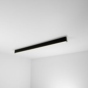 Lampa LED DALI liniowa sufitowa natynkowa zoomLED® N2 CRI>90 czarna