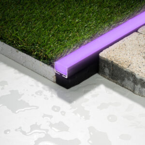 Gotowa oprawa LED hermetyczna IP68 IK10 najazdowa zewnętrzna zoomLED® GARDEN RGB+CCT czarna