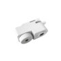 Adapter biały do szyny 1 fazowej