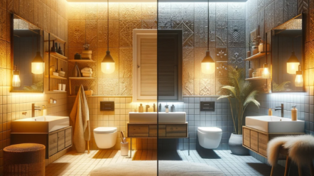 Jaka barwa światła do łazienki? porównanie ciepłej i zimnej barwy oświetlenia