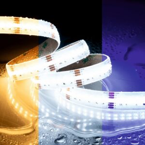 Taśma LED COB RGBCCT (RGB+CCT) 5w1 840 LED 16W 720lm CRI>90 IP65 24V zoomLED®