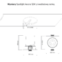 Spotlight_wymiary_12W_kwadrat